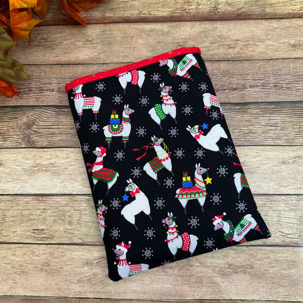 Christmas Llama Book Sleeve