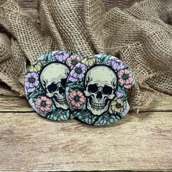 Skull Car Coasters