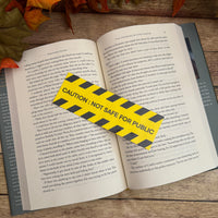 Caution Bookmark