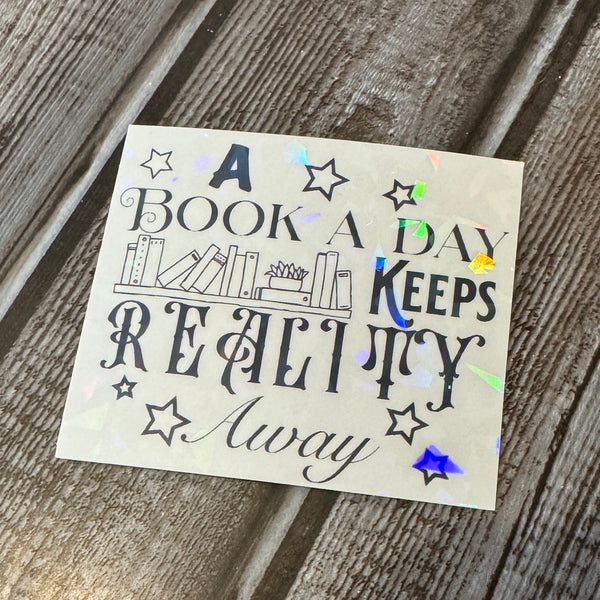 A Book A Day Sticker