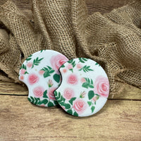 Floral Car Coasters