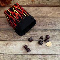 Flame Dice Bag