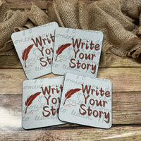 Write Your Story Coaster Set