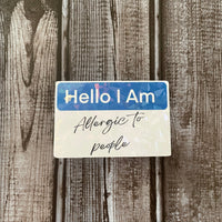 Hello I Am Sticker Collecton