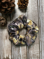 Skull Satin Scrunchie