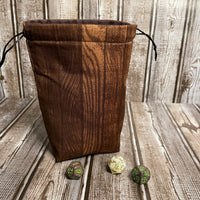 Wood Dice Bag