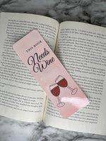 Wine Bookmark CLEARANCE