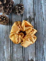 Gold Satin Scrunchie