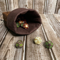 Wood Dice Bag