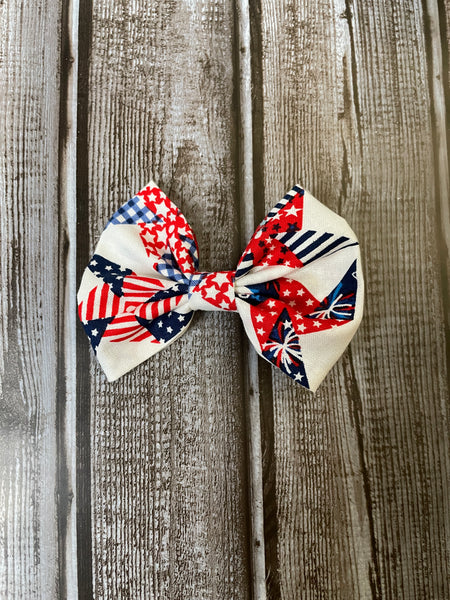 Patriotic 4 inch Bow CLEARANCE